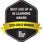 BEST USE OF AI IN LEARNING AWARD 2024 GOLD WINNER